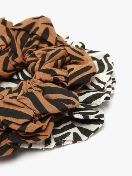 Stoffen Haarelastiek Tiger Hindbag Bruin tigre TI ander zicht 1